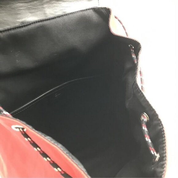 Dior Bumblebee Leather Flap Backpack main image 5
